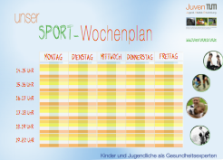 Juventum Sport-Wochenplan